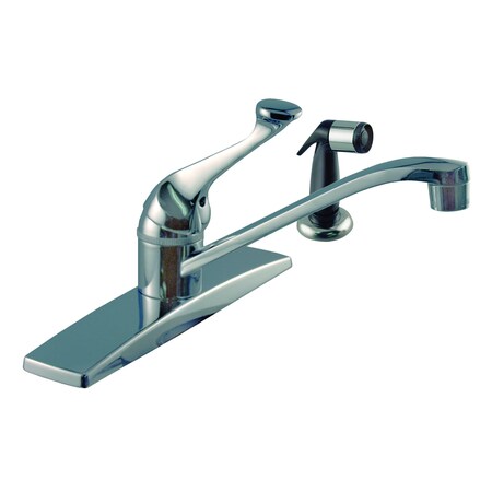 Faucet Kitchen Sgl Hdl W/Spr